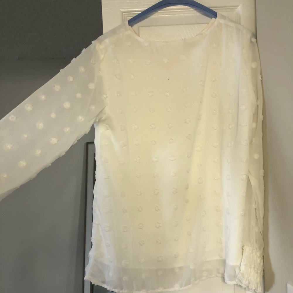White Long Sleeve Blouse